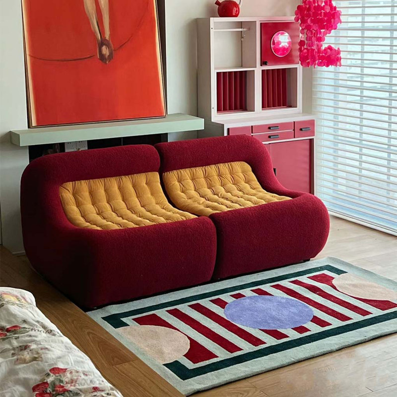 Creative Colour Collision Modular Sofa, 29.92'' H x 70.87'' W x 35.43'' D, 2