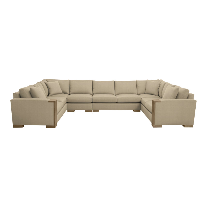 Abingdon By Michael Weiss Upholstered Sectional Symmetrical, Nomad Sand, Hampton
