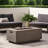 Outdoor Concrete Heating Appliance Burner, 40"x19"x15", 40,000 , Dark Grey, Modern, Lightweight, No Assembly Grey Flame Generator,-429164298