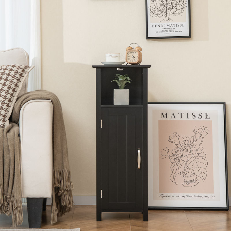 Linen Cabinet, Black