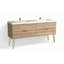 Avila 72" W Freestanding Double Bathroom Vanity with Dawson Leg -1754459362-1754459364-1754459374
