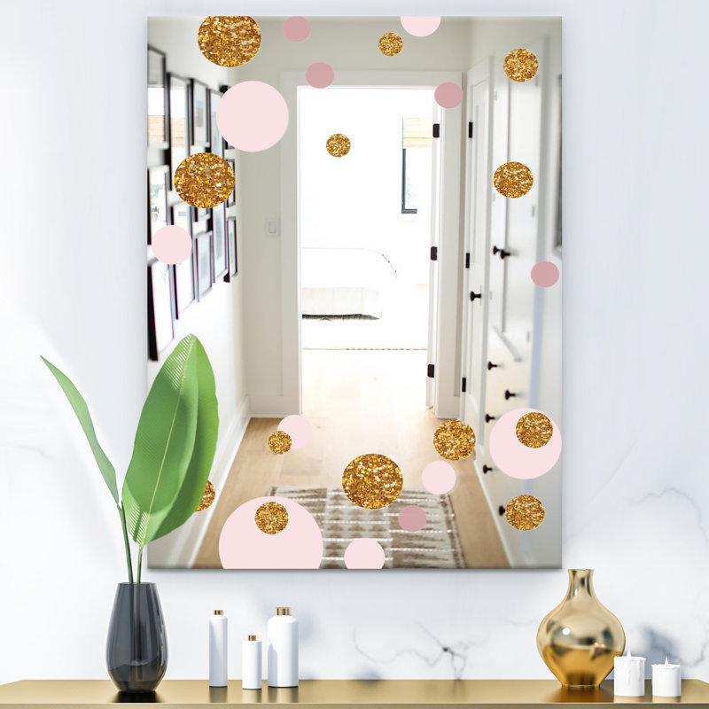 Miroir de salle de bain circulaire, H 24 po x l 32 po