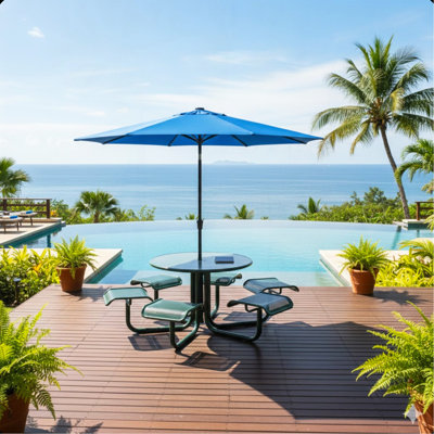 Parasol pour terrasse 11 pi