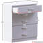 Arkadij 5 - Drawer High Gloss Chest of Drawers, Anti Bowing Bedroom Storage Cabinet-1188066212
