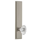 Grandeur Carré Tall Plate Single Dummy with Biarritz Door Knob