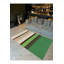 Tapis vert lavable à motif tissé vert-1516500630