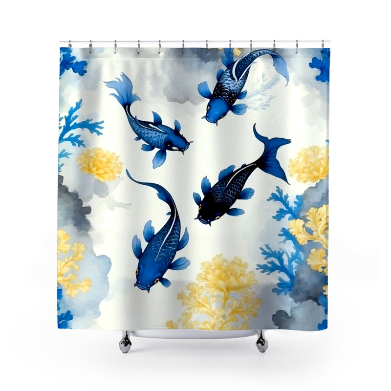 Rideau de douche Fala Koi Fish