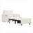 3-in-1 Sleeper Chair Bed, 80" Extra Long Pull Out Sleeping Lounge With Charging-1214592654