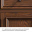 Buffet en bois manufacturé et brun noisette
