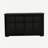Kitchen Storage Stand Cupboard With Glass Door-Black-1767539541