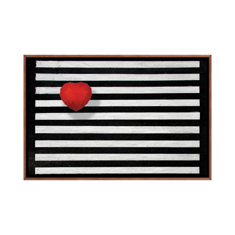 Red Umbrella by Alfonso Novillo - Print on Canvas