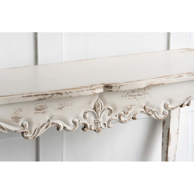 Slimline Whitewash Console Table, For Hallway Living Room Bedroom