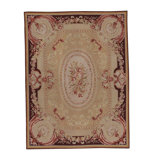 Handmade Wool Floral Area Rug