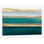 «Parallel Lines On Teal» par Allie Corbin - estampe numérique sur toile tendue avec châssis-33362335-72434802-72434808