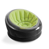 Fauteuil de camping gonflable avec pompe à air gonflable vert lime Intex Empire
