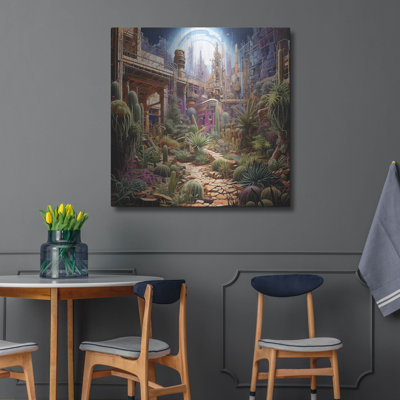 Art mural en métal Winston Porter «Natures Urban Encore» par r3darch0n