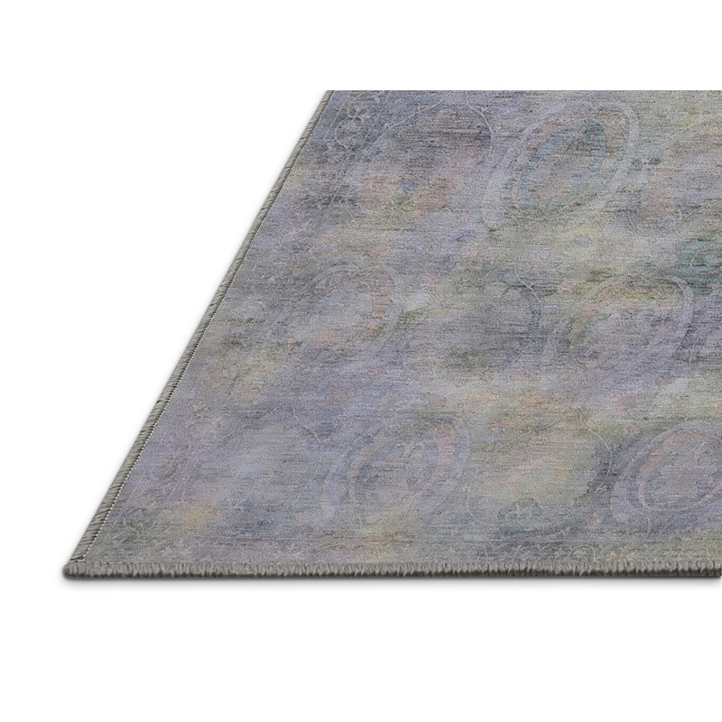 Alayjiah Abstract Indoor Rug, Rectangle 4' x 6'