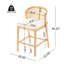 Ensemble de 2 tabourets de comptoir en bois Tatti