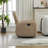 Haaniyah Boucle Fabric Swivel & Rocking Recliner-1695424068