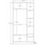 Kaylah 3 Door Manufactured Wood Wardrobe