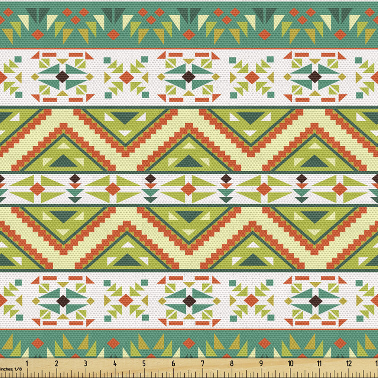 Johnson Colourful Local Motif Fabric