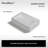 MonBlari 24" X 16" Rectangle Solid Surface Wall Mounted Sink Matt White-127278734
