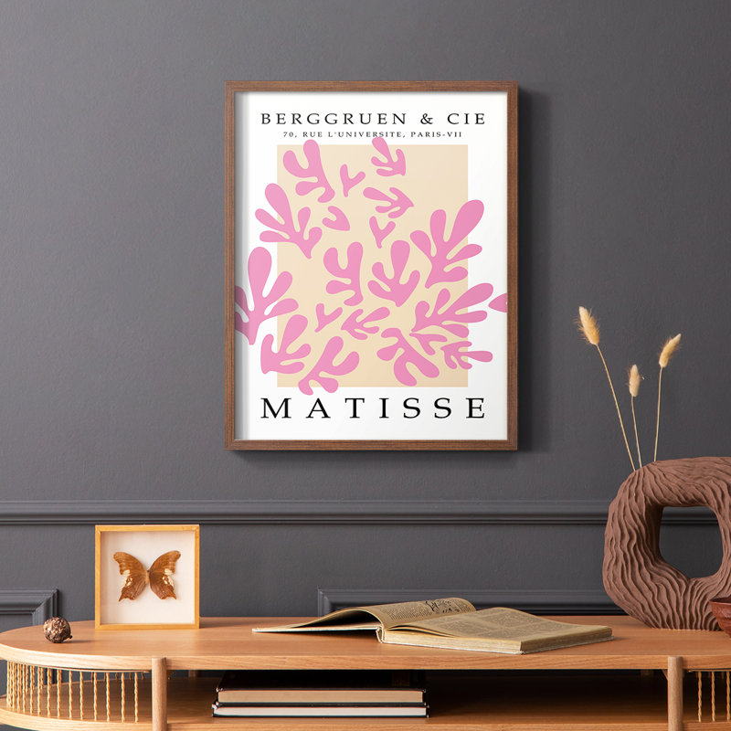 Matisse CEC XXXII, reproduction encadrée - bois massif, Brun, H 28 po x l 22 po