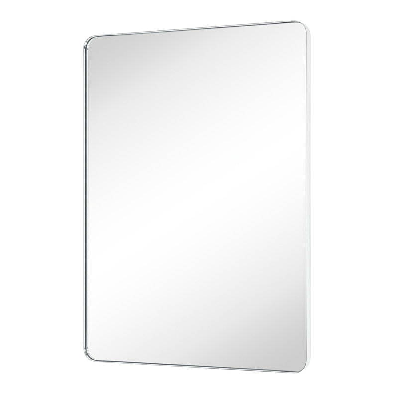 Miroir de salle de bain Javeion, Chrome chrome, 40 po x 30 po