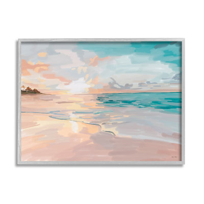 «Abstract Beach Sunset» par Amelia Noyes