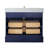 Goleta 42" W Solid and Manufactured Wood Single Bathroom Vanity with Marble Top-1259243498