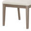 Chaise de salle à manger en bois gris côtier (ensemble de 2)