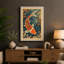 Koi Among Water Blossoms Japandi - Wrapped Canvas-839061901-839061937