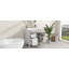 Meuble-lavabo contemporain avec lavabo supérieur, 2 tiroirs et un tiroir basculant