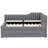Full Size Upholstered Daybed With Trundle And Three Drawers