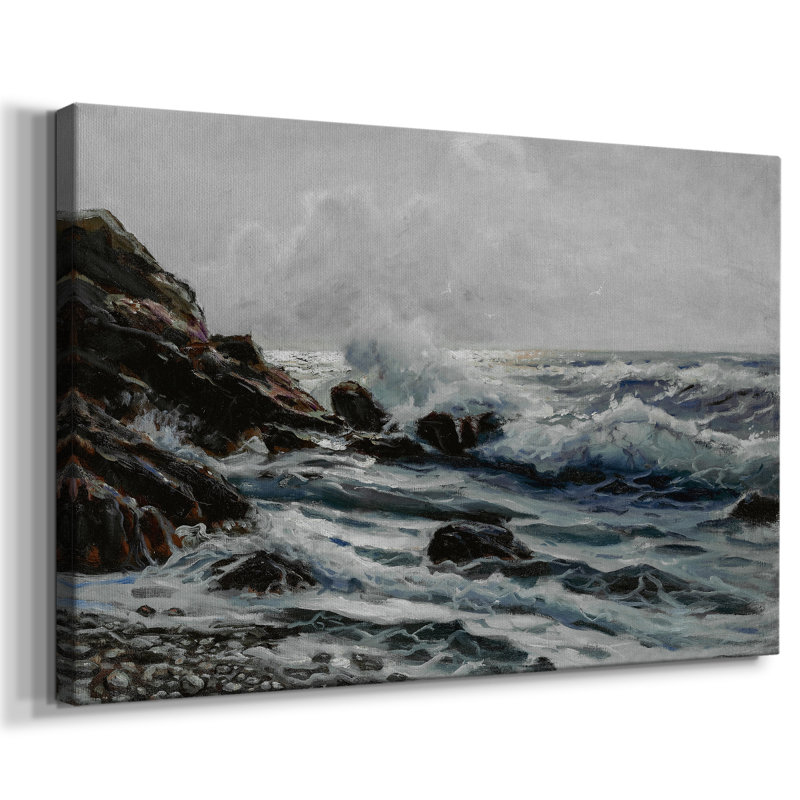 Impression nautique rétro - CCII - Impression sur toile tendue, Toile tendue, H 13 po x l 19 po x P 1,5 po
