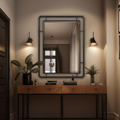 Brennan Metal Rectangle Mirror