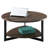 3 Legs 1 Coffee Table with Solid Wood Veneer and Storage-249154188