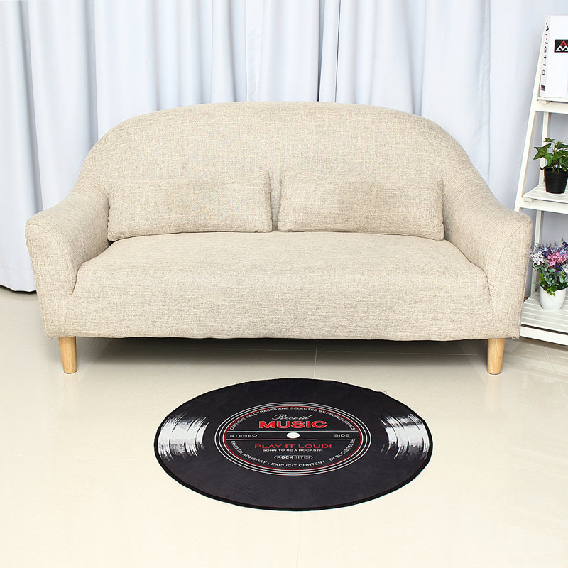 Round Cisneros Hand Woven Area Rug, Round 60cm