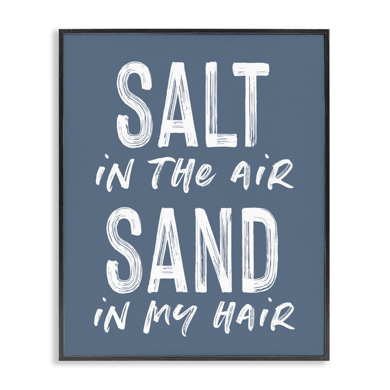 Giclée encadrée Summer Sand, H 14 po x l 11 po, Giclée encadrée noir minuit