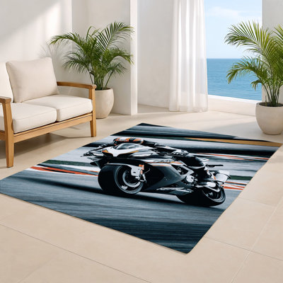 Tapis intérieur et extérieur gris Transport