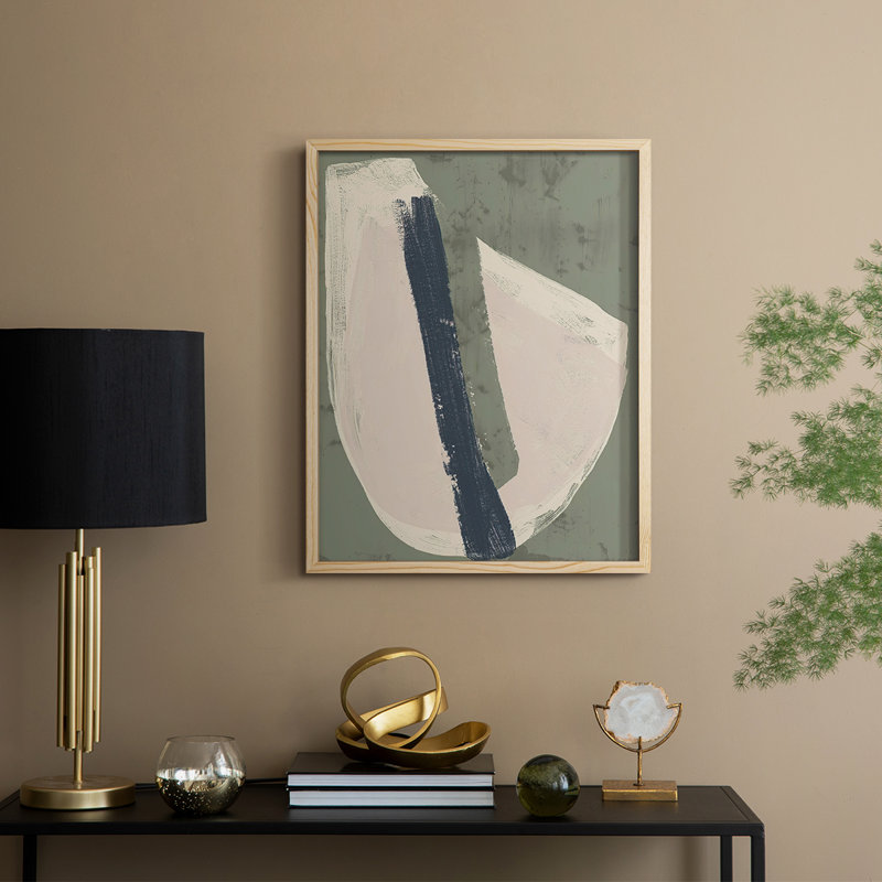 Papier découpé encadré IV - Bois massif, H 11 po x l 9 po