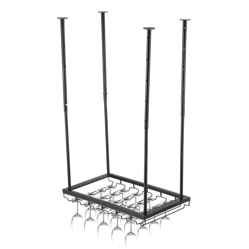 Wine Glass Rack, Black