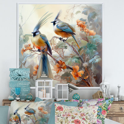 Birds Of Paradise Charm In Winter II sur impression sur toile