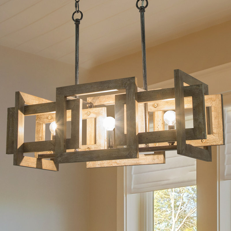 Turman 3 - Light Kitchen Island Geometric Pendant