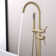 2 Handle Freestanding Tub Filler with Diverter