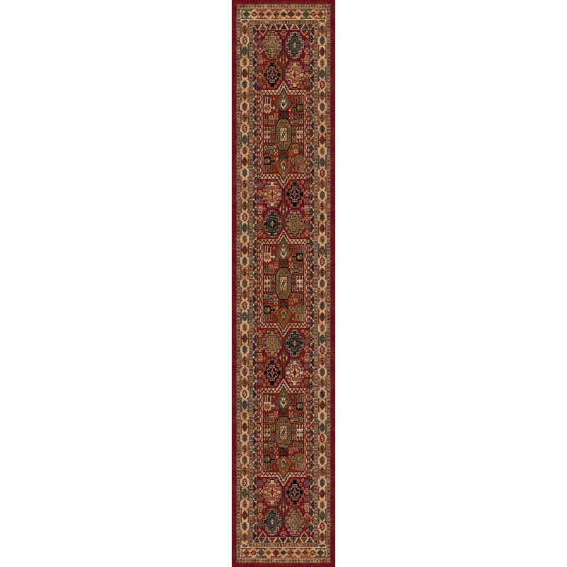 Abbeville Oriental Wool Area Rug, Runner 67 x 275cm