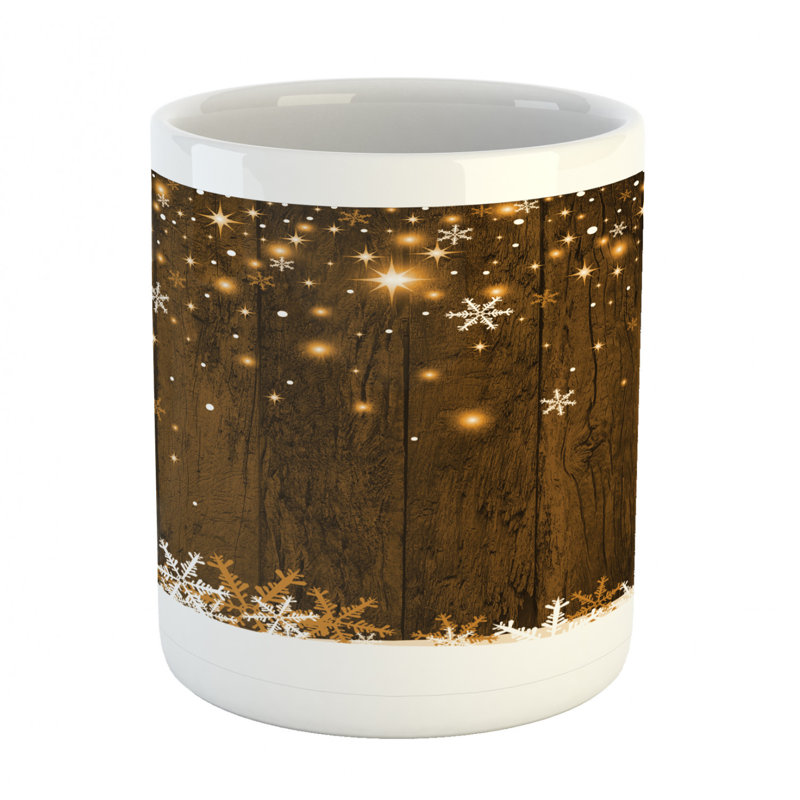 Grande tasse à café flocons