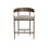 Upholstered Stool with Metal Frame