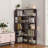 5-Tier L-Shaped Corner Bookcase: Space-Saving Storage Solution-1686622629