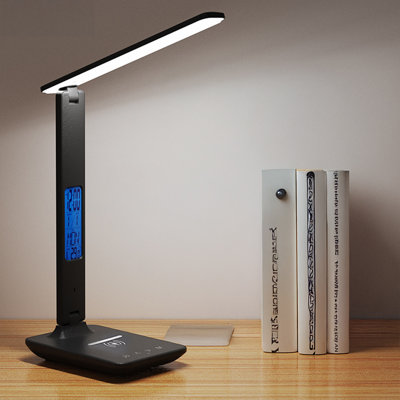 Dimmable and Foldable LED Table Lamp with Wireless Charger